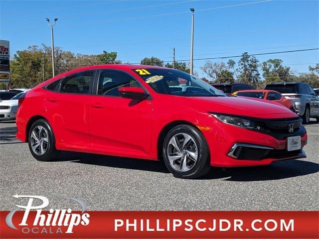 used 2021 Honda Civic car, priced at $19,999