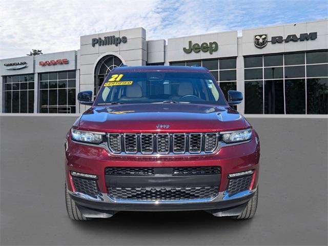 used 2021 Jeep Grand Cherokee L car, priced at $31,997