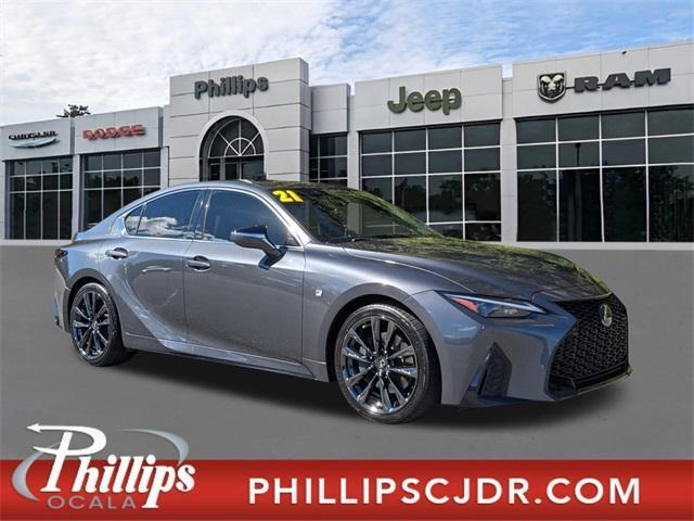 used 2021 Lexus IS 350 car, priced at $34,999