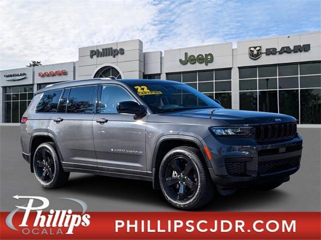 used 2022 Jeep Grand Cherokee L car, priced at $33,813
