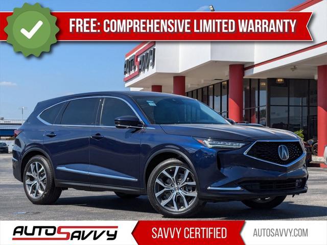 used 2022 Acura MDX car, priced at $33,300