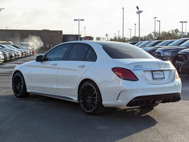 used 2021 Mercedes-Benz AMG C 43 car, priced at $37,500