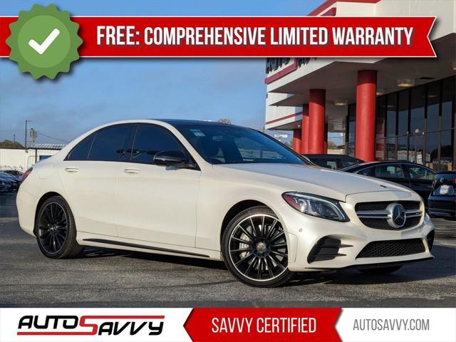 used 2021 Mercedes-Benz AMG C 43 car, priced at $37,500