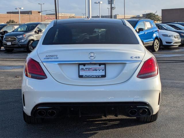 used 2021 Mercedes-Benz AMG C 43 car, priced at $37,500