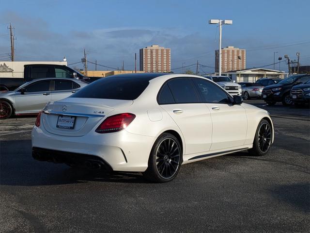 used 2021 Mercedes-Benz AMG C 43 car, priced at $37,500