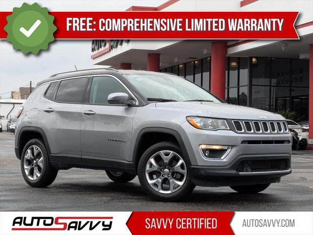 used 2021 Jeep Compass car, priced at $17,200