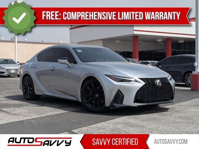used 2023 Lexus IS 350 car, priced at $37,000
