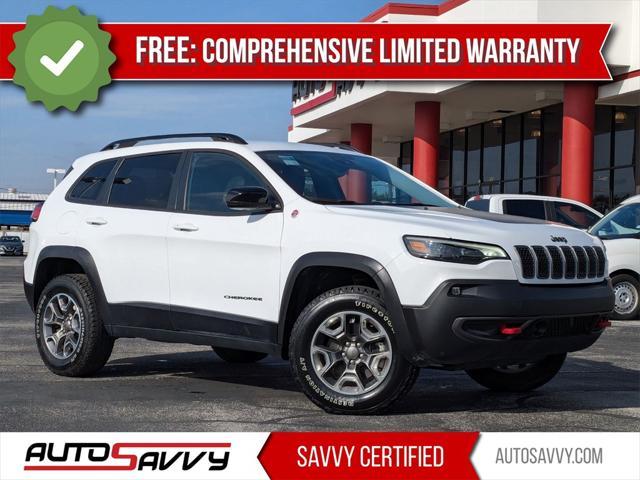 used 2022 Jeep Cherokee car, priced at $21,900