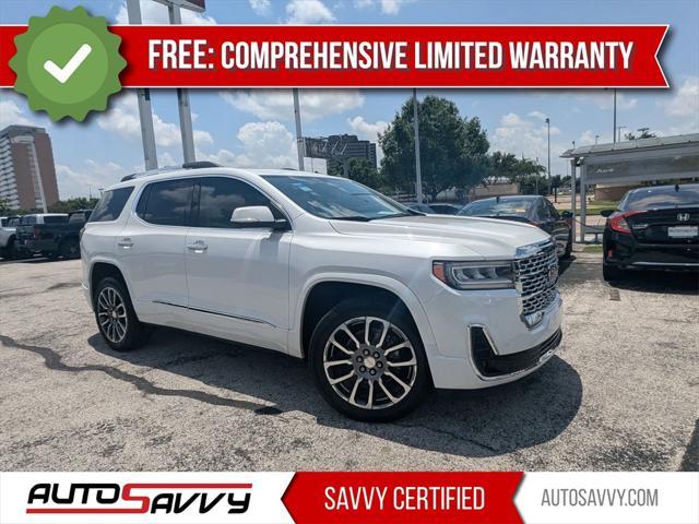 used 2021 GMC Acadia car, priced at $24,700