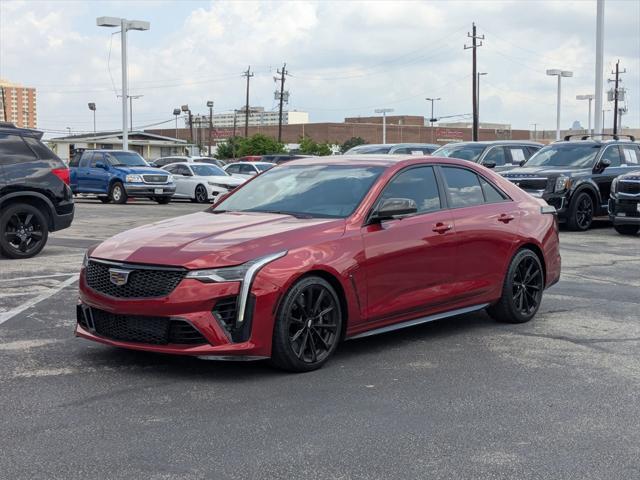 used 2023 Cadillac CT4-V car, priced at $48,500