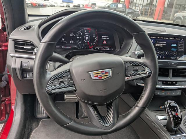 used 2023 Cadillac CT4-V car, priced at $48,500