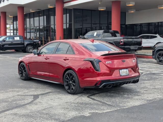 used 2023 Cadillac CT4-V car, priced at $48,500