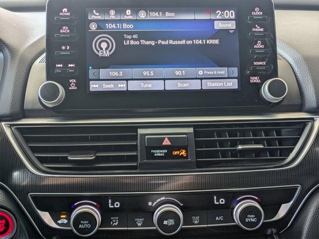 used 2021 Honda Accord car, priced at $20,600