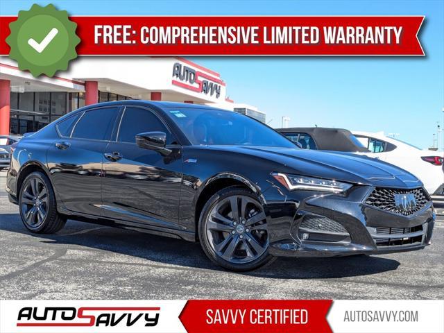 used 2023 Acura TLX car, priced at $32,400