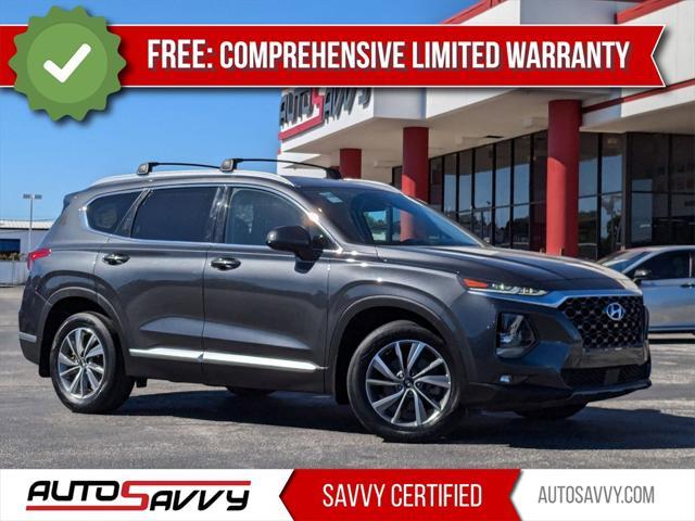 used 2020 Hyundai Santa Fe car, priced at $16,200