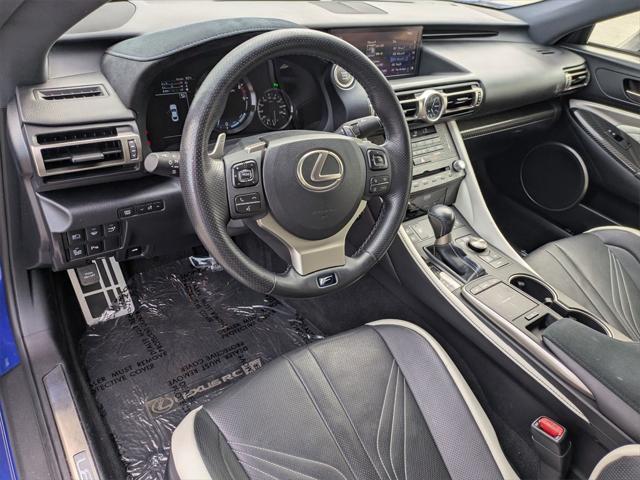 used 2020 Lexus RC F car, priced at $50,000