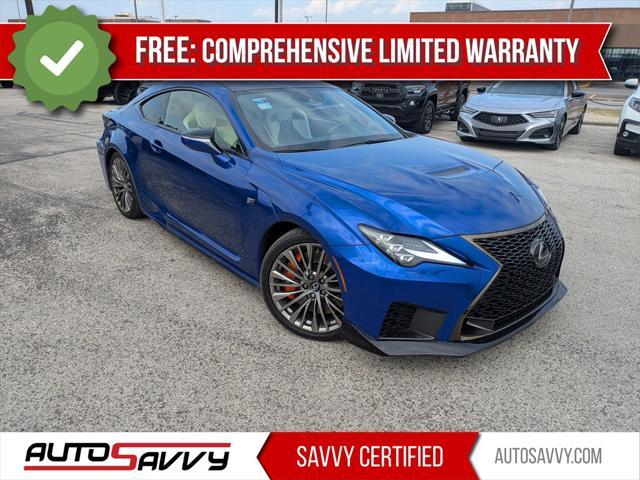 used 2020 Lexus RC F car, priced at $50,000