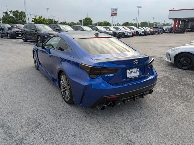 used 2020 Lexus RC F car, priced at $50,000