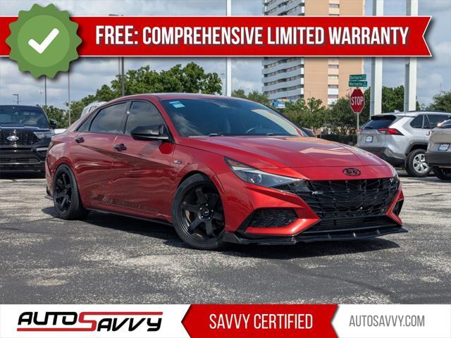 used 2021 Hyundai Elantra car, priced at $16,200