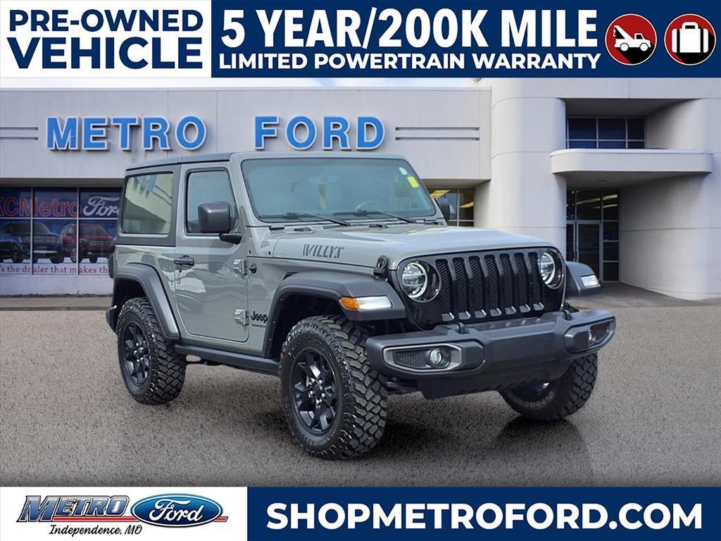 used 2021 Jeep Wrangler car, priced at $31,500
