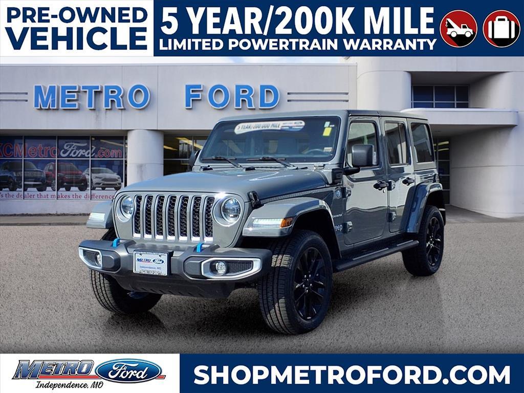 used 2023 Jeep Wrangler 4xe car, priced at $32,000