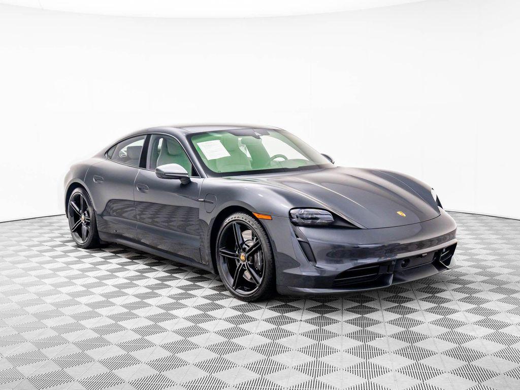 used 2022 Porsche Taycan car, priced at $92,500