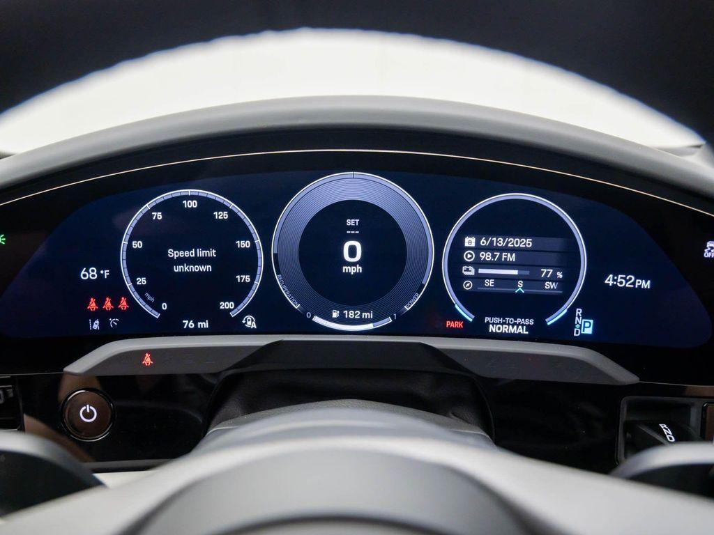 new 2025 Porsche Taycan car, priced at $185,265