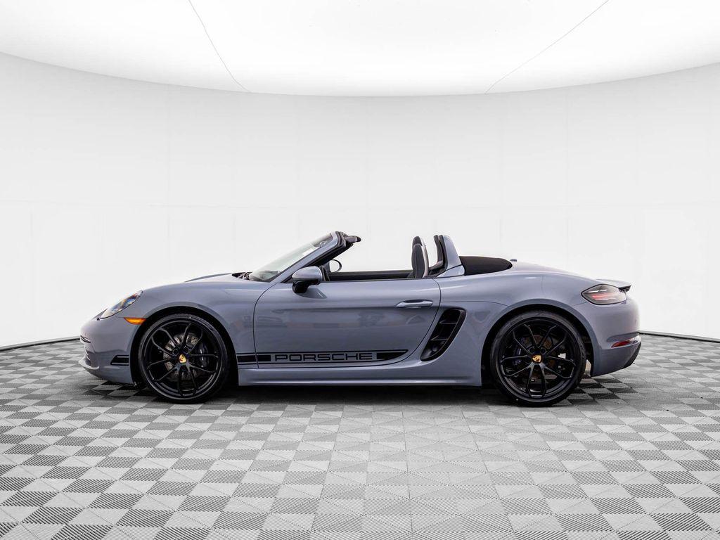 new 2025 Porsche 718 Boxster car, priced at $102,255