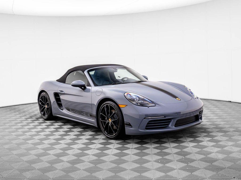 new 2025 Porsche 718 Boxster car, priced at $102,255