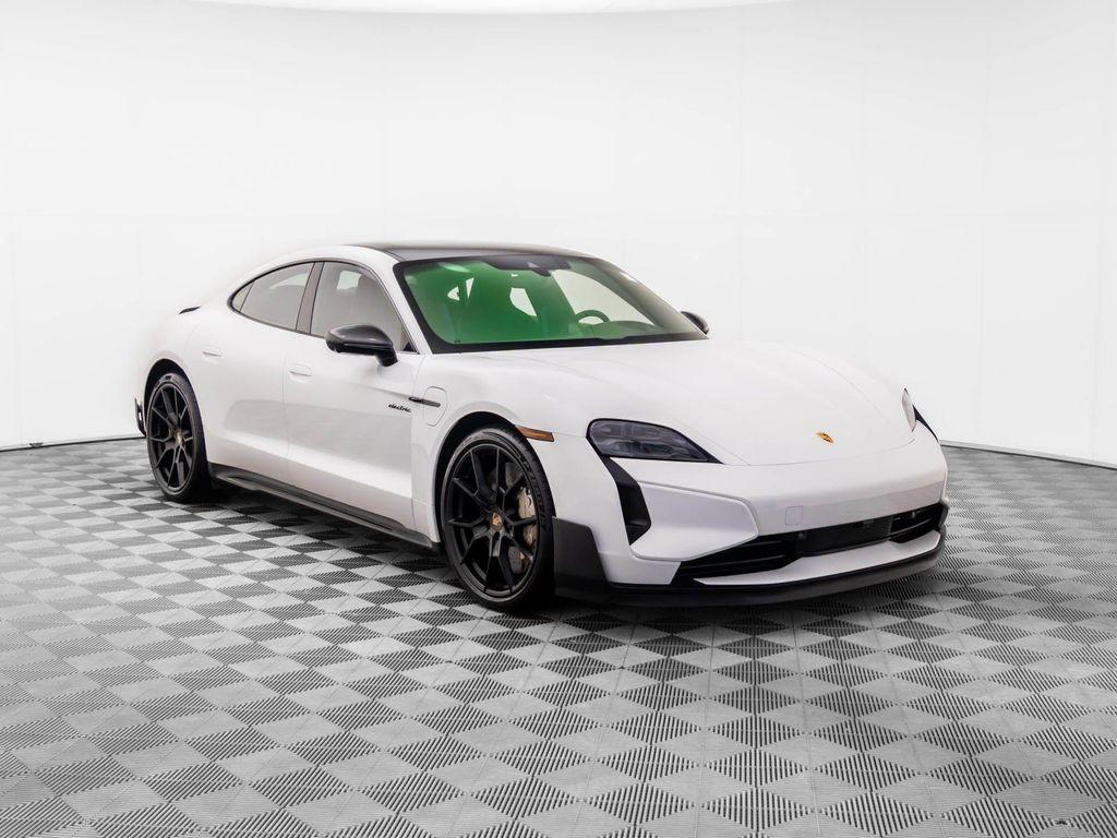 used 2025 Porsche Taycan car, priced at $209,900