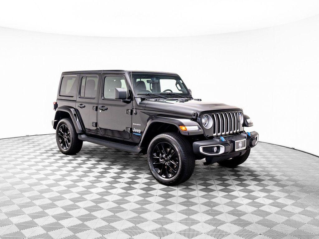 used 2022 Jeep Wrangler Unlimited 4xe car, priced at $33,500