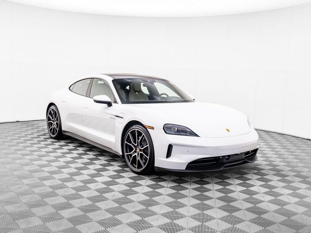 new 2025 Porsche Taycan car, priced at $131,845