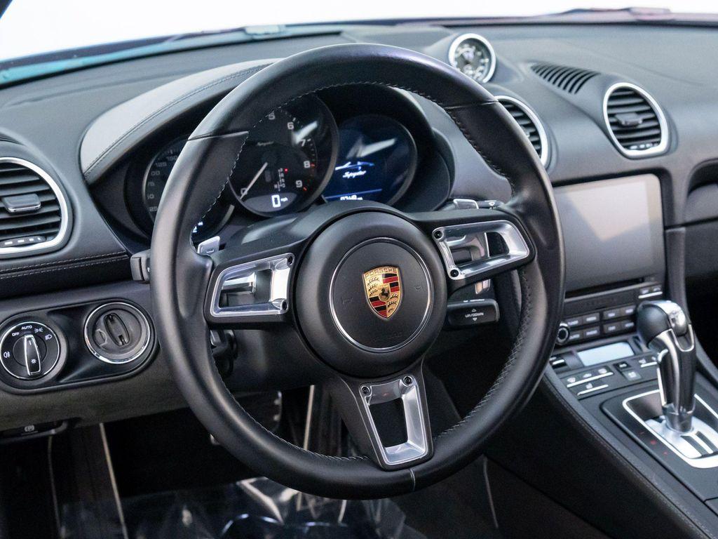 used 2022 Porsche 718 Spyder car, priced at $133,900