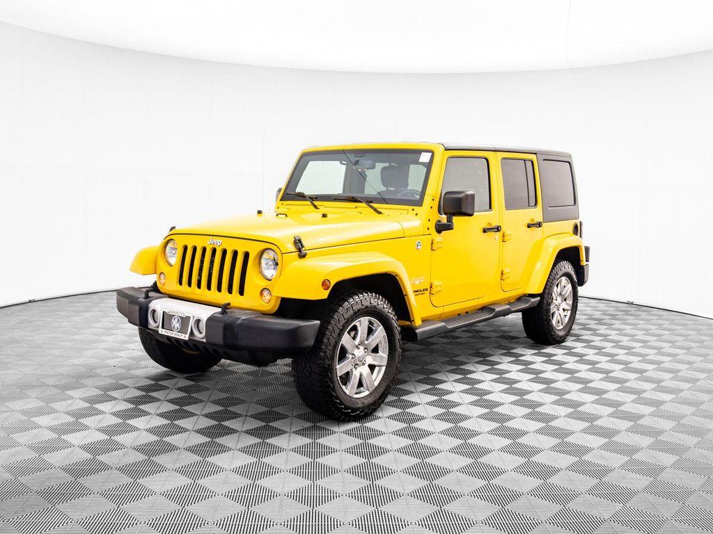 used 2015 Jeep Wrangler Unlimited car, priced at $16,691