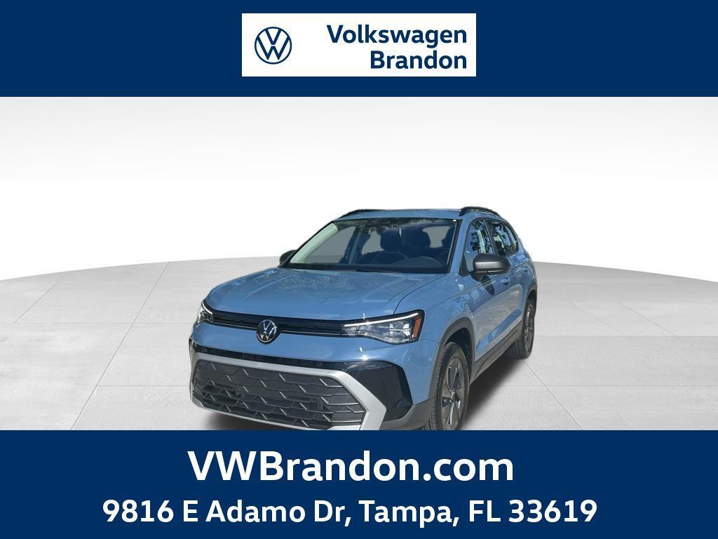new 2025 Volkswagen Taos car, priced at $26,195