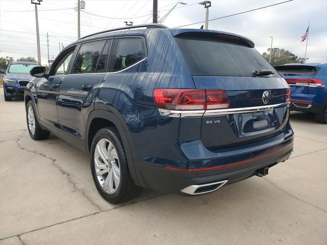 used 2021 Volkswagen Atlas car, priced at $23,191