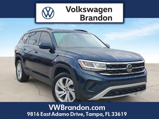 used 2021 Volkswagen Atlas car, priced at $23,191