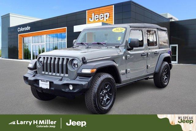 used 2020 Jeep Wrangler Unlimited car, priced at $30,291