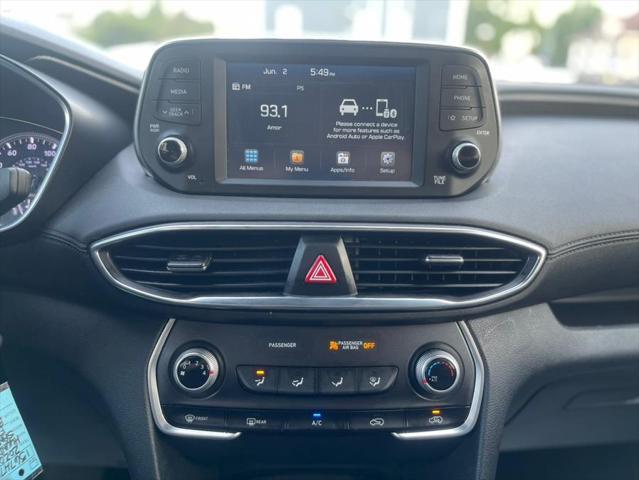 used 2020 Hyundai Santa Fe car, priced at $18,995