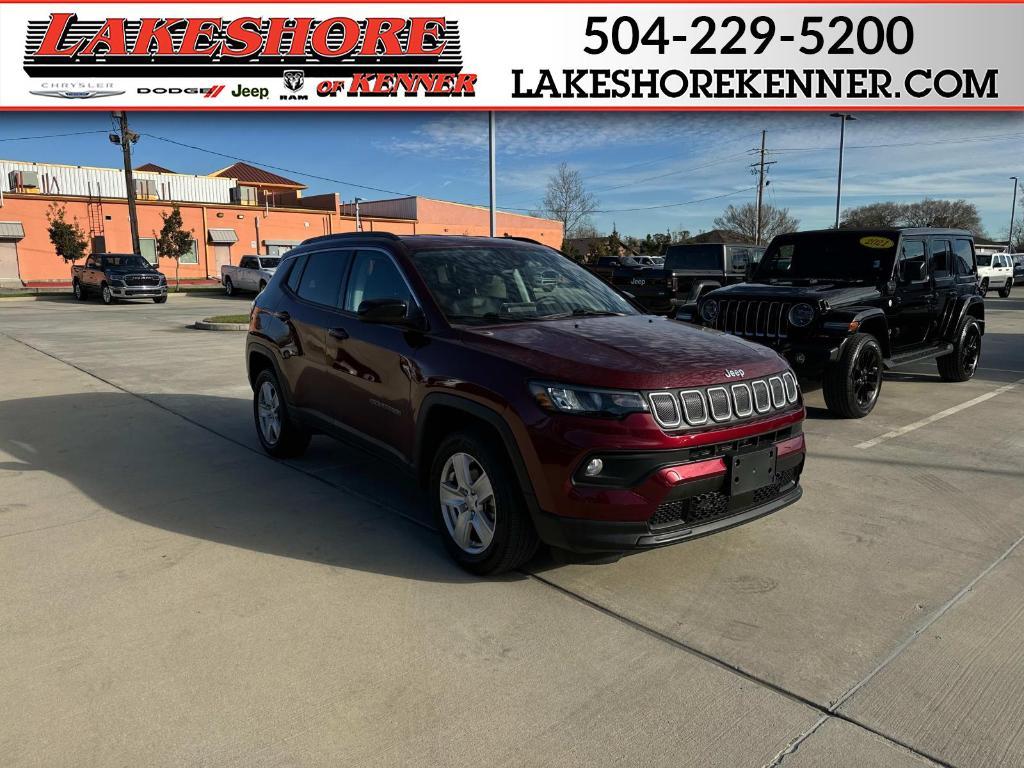 used 2022 Jeep Compass car, priced at $22,867