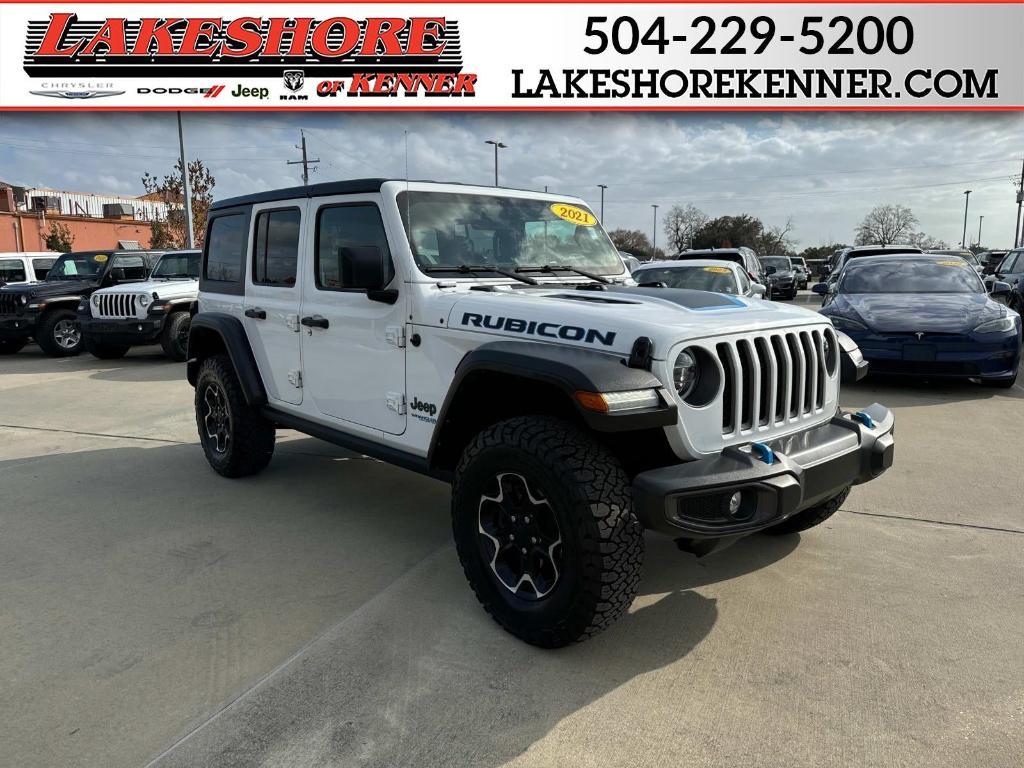 used 2021 Jeep Wrangler Unlimited 4xe car, priced at $32,978