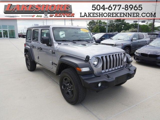 used 2021 Jeep Wrangler Unlimited car, priced at $31,488