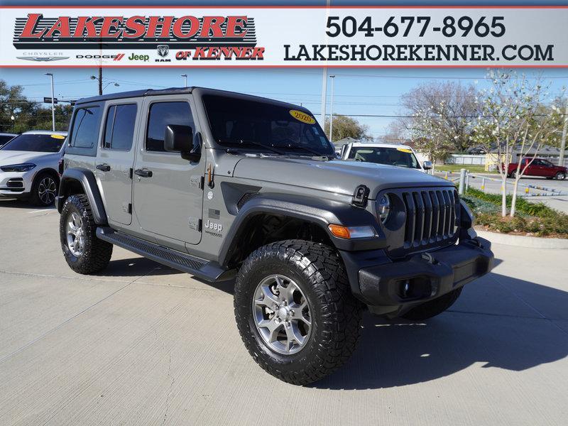 used 2020 Jeep Wrangler Unlimited car, priced at $28,973