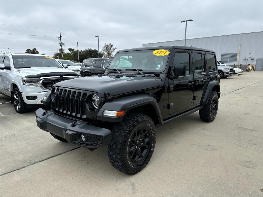 used 2021 Jeep Wrangler Unlimited car, priced at $34,313