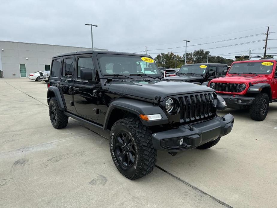 used 2021 Jeep Wrangler Unlimited car, priced at $34,966