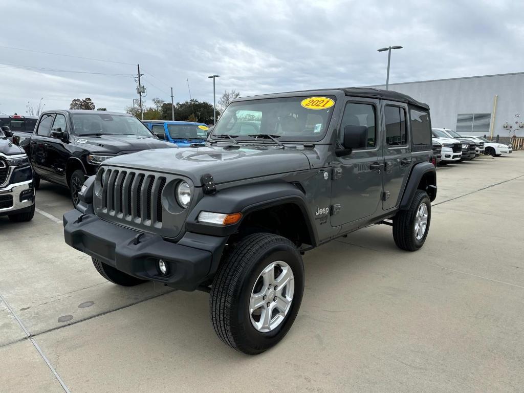 used 2021 Jeep Wrangler Unlimited car, priced at $29,881