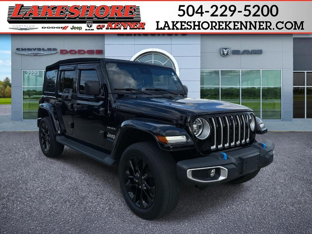 used 2022 Jeep Wrangler Unlimited 4xe car, priced at $33,954