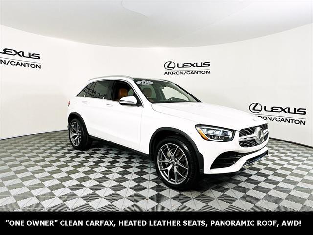 used 2021 Mercedes-Benz GLC 300 car, priced at $33,490