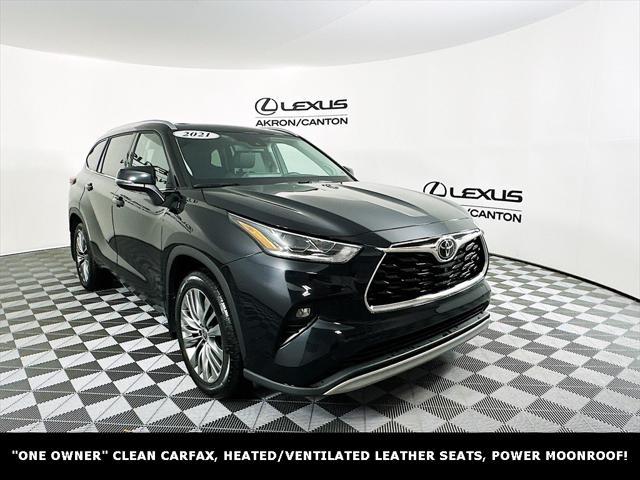 used 2021 Toyota Highlander car, priced at $39,460