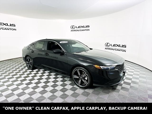 used 2024 Honda Accord Hybrid car, priced at $27,987